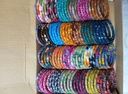 Handmade Fabric Bangles for Women/Girls -Set of 4 Pieces