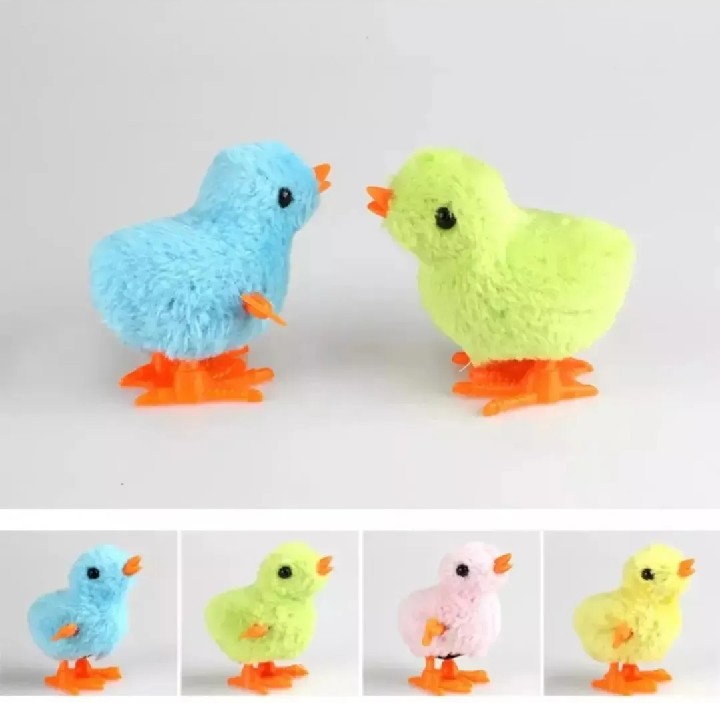2 Pcs) Chicken Clockwork Toys - Moving Chickens for Kids, Fun Playset