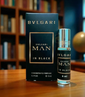 BVLGARI Man In Black Attar for Men 6ml – Premium Long Lasting Roll On Perfume Ator Oil