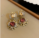 3 Pcs Vintage Necklace Earring Set High-end Accessories for Women 2026 Exaggerated Fashion Jewelry Sets for Women