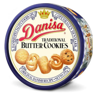 Danisa Traditional Butter Cookies Tin 454gm