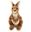 Kangaroo Stuffed Toy, Non-Toxic Mother Kangaroo Doll for baby