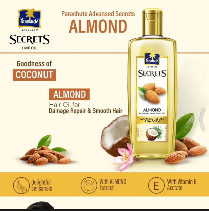Parachute Advansed Secrets Almond Hair Oil 200ml