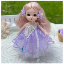 【Best Price Guaranteed】 Home Decoration 16 Cm Big Eyes Princess BJD Doll Movabl 13 Joints 16cm Bjd Doll Fine Clothes Safe Plastic 13 Movable Joints Mini Girl Girls Gifts