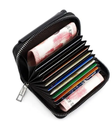 Men's Premium Leather Wallet - Double Button Accordion Design with Multi-Slot Card Holder for Credit, Debit & Cash | Stylish, Durable Money Bag for Everyday Use by carryfusion