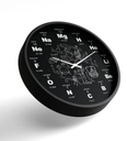 Periodic Table Wall Clock | Science Chemistry Clock for Students and Teachers