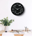 Mathematical Equation Wall Clock