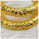 Gold Plated Bangles 2 pics set (bala) - Golden