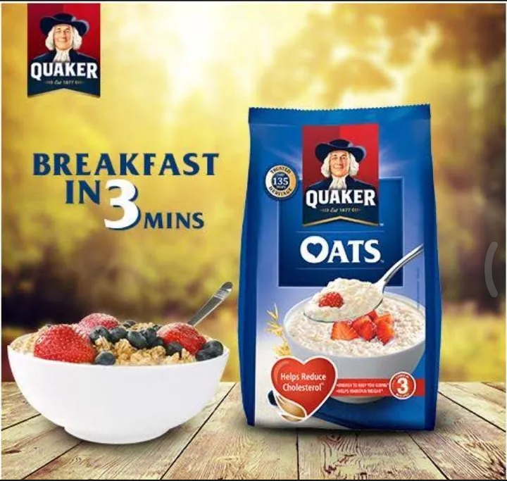 Quaker oats 1kg packet Indian