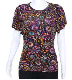1Pcs Kaptani Short T-shirt for Trendy Women/ Viscose/ Linen Tshirt for Ladies- Shahariar's E-store