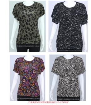 1Pcs Kaptani Short T-shirt for Trendy Women/ Viscose/ Linen Tshirt for Ladies- Shahariar's E-store
