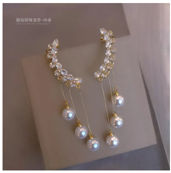 New personality fashion design zircon earrings for women - Ear Ring