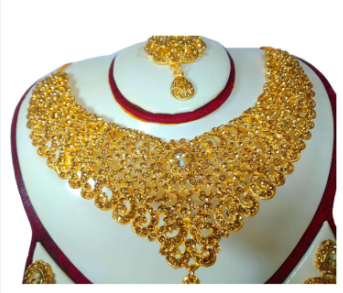 indian gold plated Jewellery Set For Women-Color Family Gold