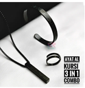 Ayatul Kursi Bar Set-Color Family:-Black,Gold,Silver