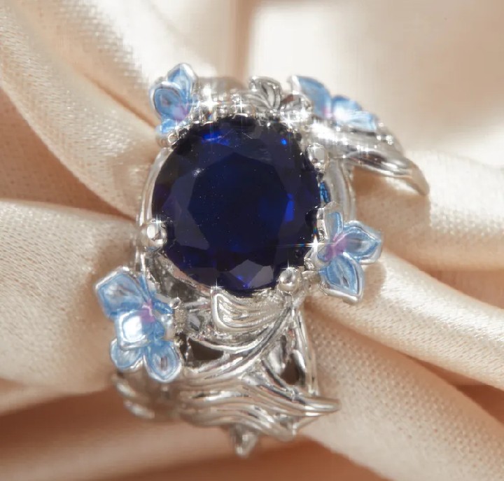 1pc Elegant Iris Style Ring Luxurious Cubic Zirconia Women's Ring Perfect for Weddings Engagements Valentine's Day Jewelry Gifts
