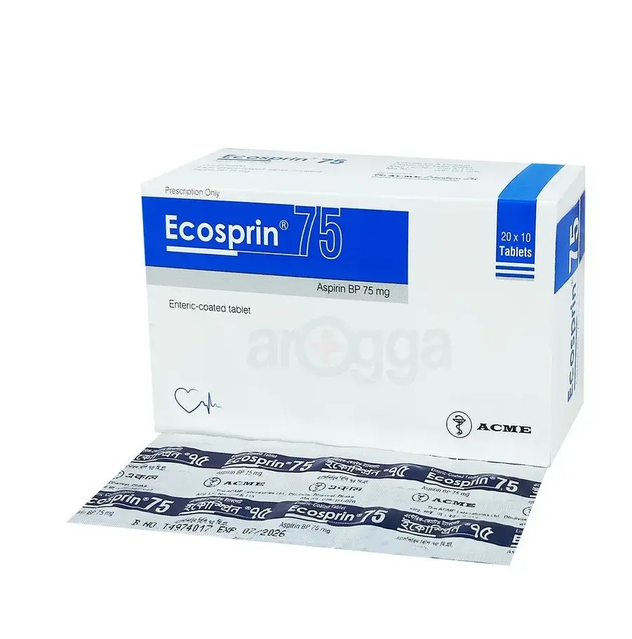 Ecosprin 75 mg Tablet 1 pc