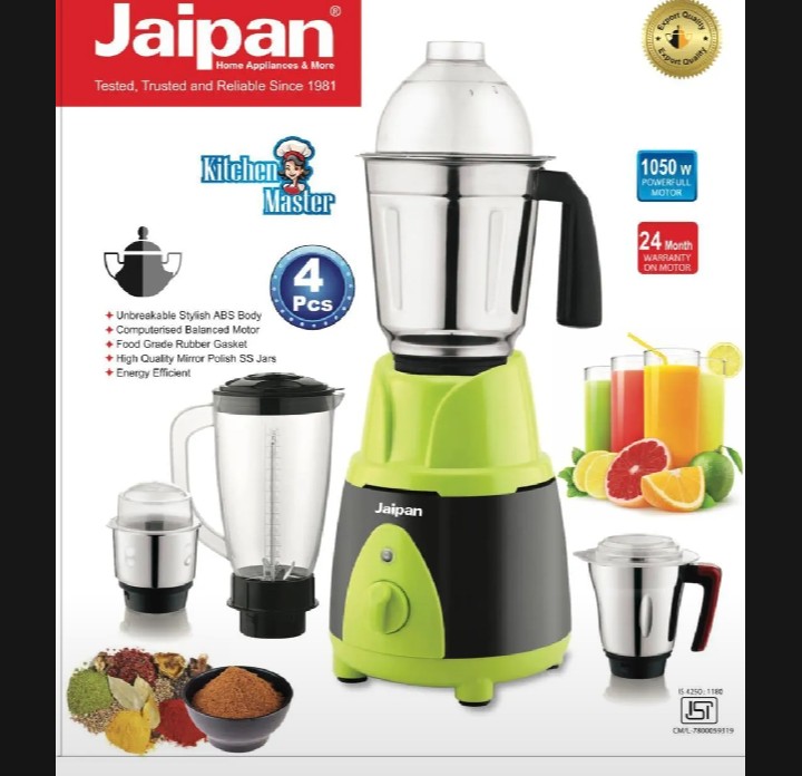 Jaipan Mixer Griender 1050W 3 in 1 combo