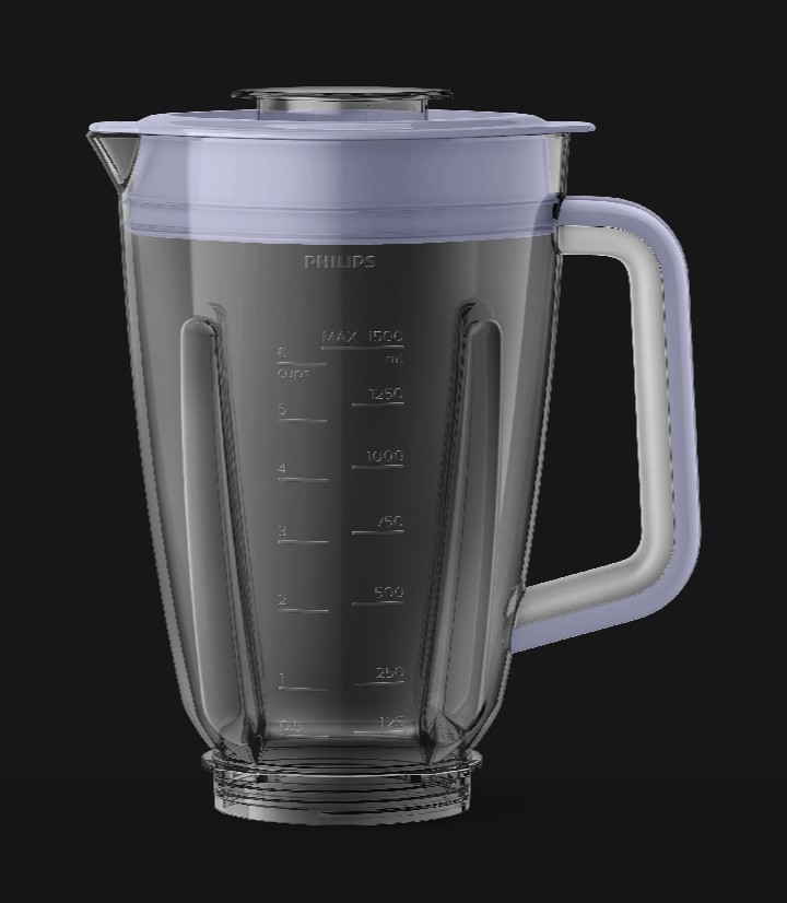 Philips Blender HR2223-700W |  ProBlend  Crush |  5 Speeds |  Ice Crush |  Quick Clean |  Chopper + Mill + Filter |  40% Finer Blend, 2x  Faster Ice Crushing |  2 Years Warranty