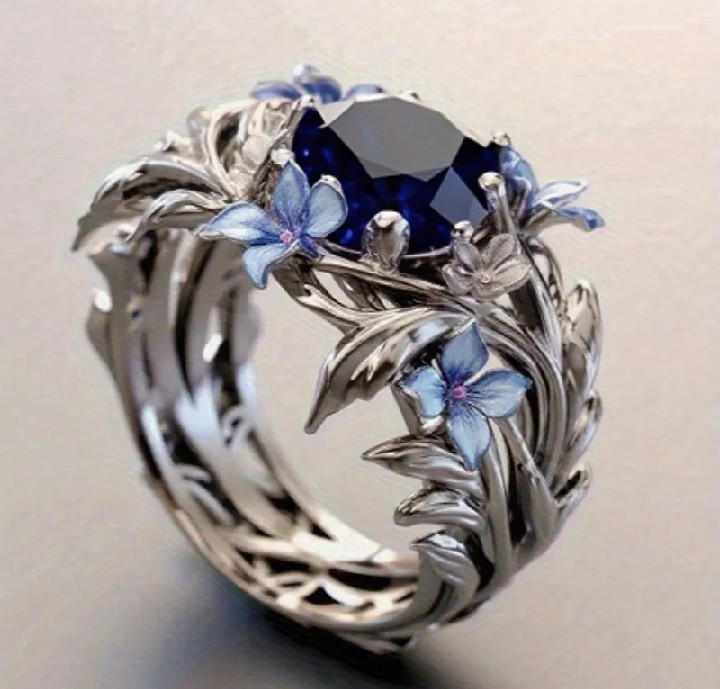 1pc Elegant Iris Style Ring Luxurious Cubic Zirconia Women's Ring Perfect for Weddings Engagements Valentine's Day Jewelry Gifts