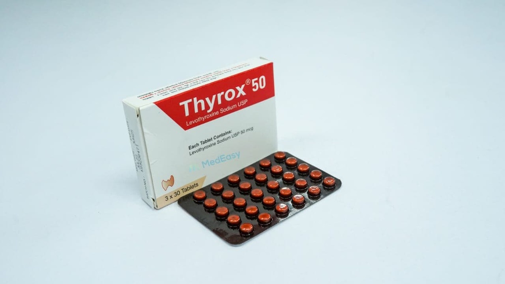 Thyrox50 mcg Tablet/30's strip