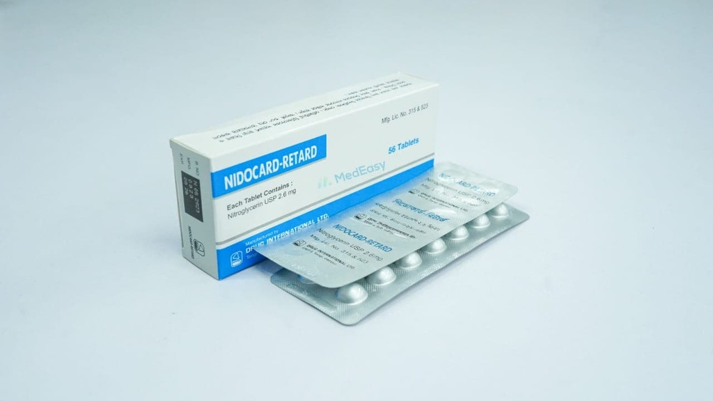 Nidocard Retard2.6 mg Tablet/14 strip
