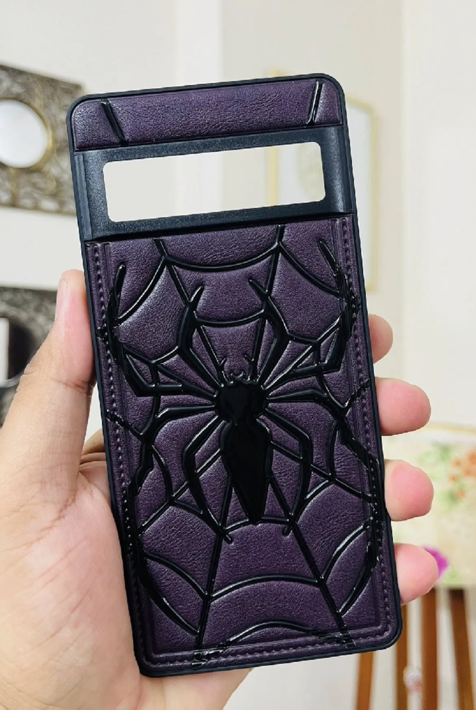 Spider Man Leather Magnet High Quality Megnetive Case For Google Pixel6/6A/7/7Pro Back Cover Leather Type Magsafe Working Premium Phone Case Pixel6/6A/7/7Pro