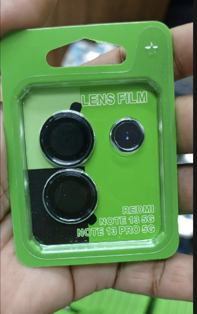 Redmi Note 13 5G/note 13 pro 5G Camera Lens Protector With Metal Ring
