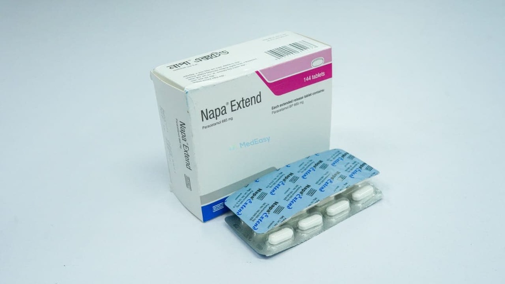 Napa Extend/665 mg Tablet/ 12' s strap