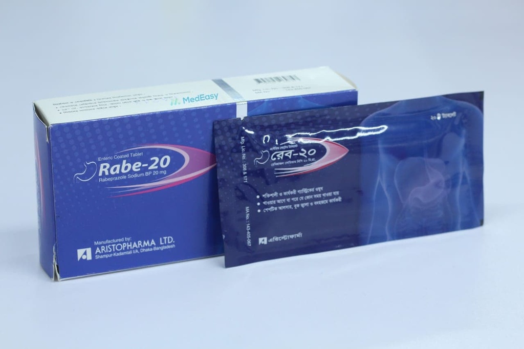 Rabe-20 mg Tablet/20's strip