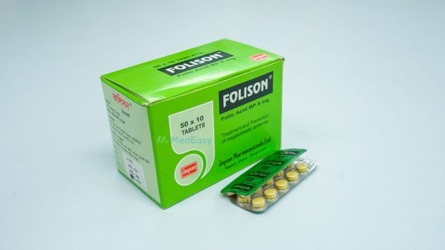 Folison- 5 mg Tablet/10's strip