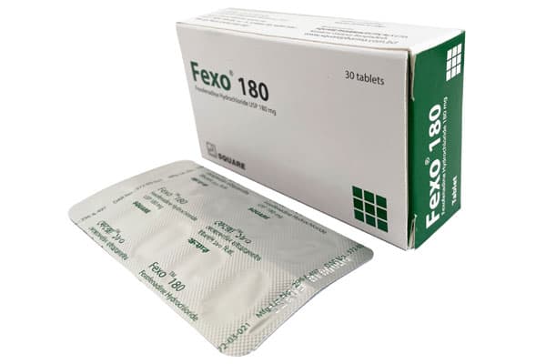 Fexo- 180 mg Tablet/10's strip