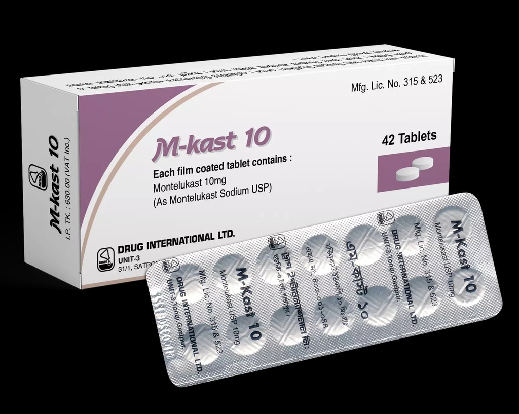 M-Kast 10 mg Tablet/14 pes