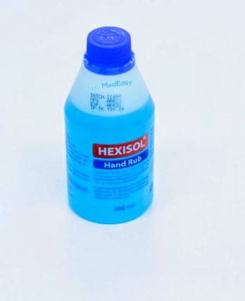 Hexisol250 ml Hand Rub Chlorhexidine Gluconate + Isopropyl alcohol