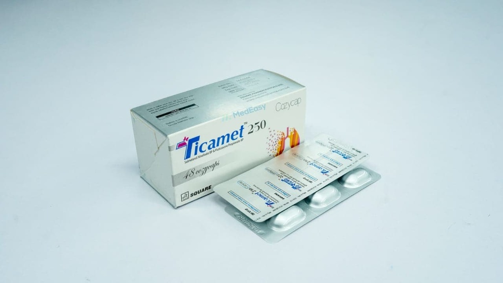 Ticamet50 mcg+250 mcg/6 pes