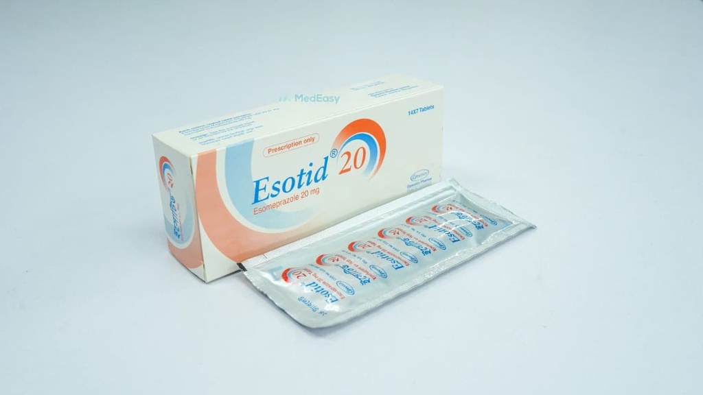 Esotid 20 mg Tablet/14 pes