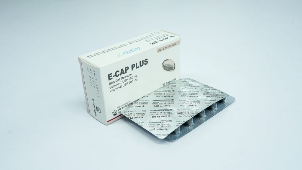 E-Cap Plus 250 mg+200 mg Capsule/10 pes