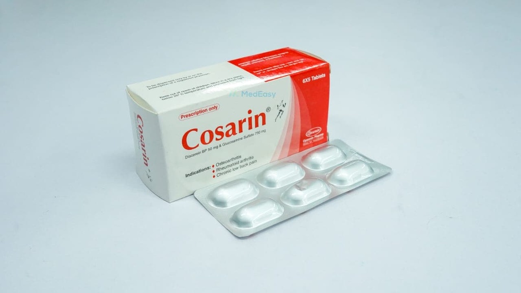 Cosarin 750 mg+50 mg Tablet/6 pes