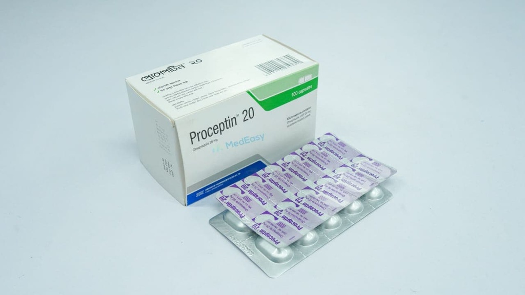 Proceptin20 mg Capsule/10 pes