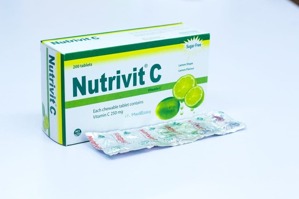 Nutrivit-C250 mg Chewable Tablet Vitamin C [Ascorbic acid]