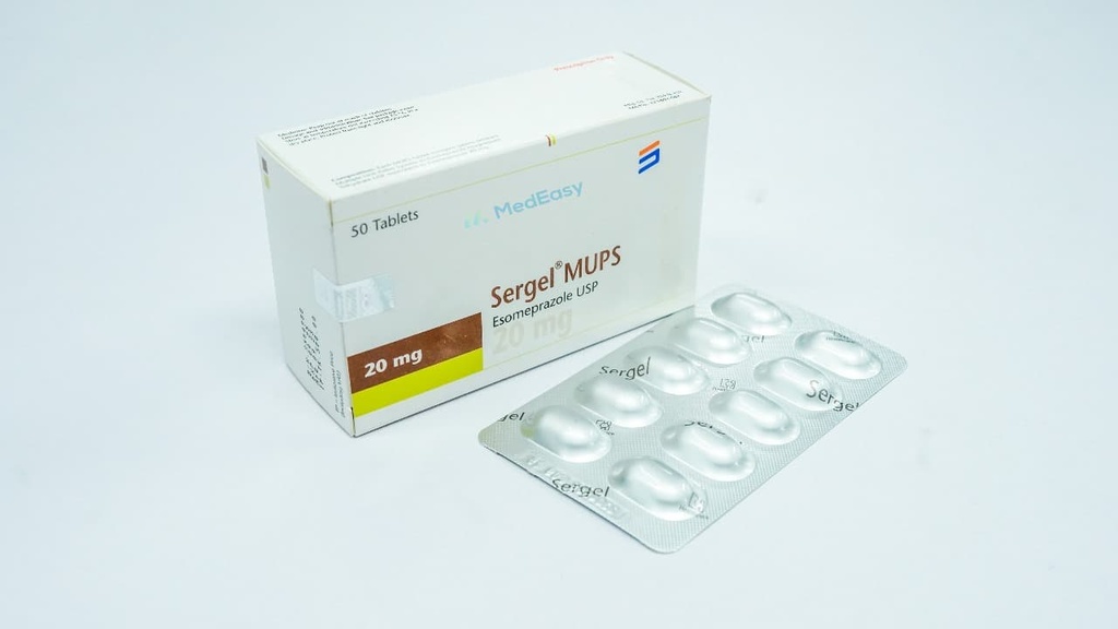 Sergel MUPS20 mg MUPS Tablet Esomeprazole Magnesium Trihydrate
