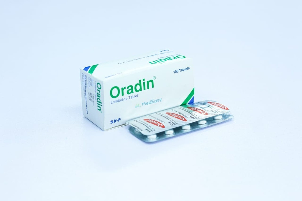 Oradin10 mg Tablet Loratadine