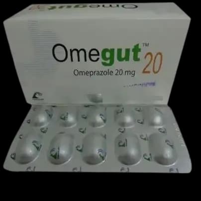 Omegut 20 mg Capsule/10 pes