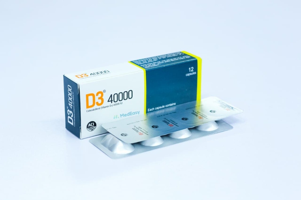 D3 -40000 IU Capsule/1 pes