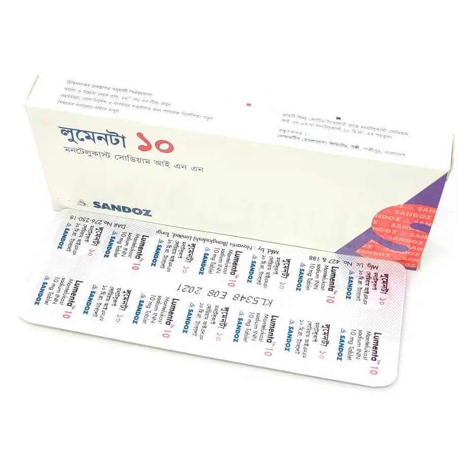 Lumenta10 mg Tablet/14 pes