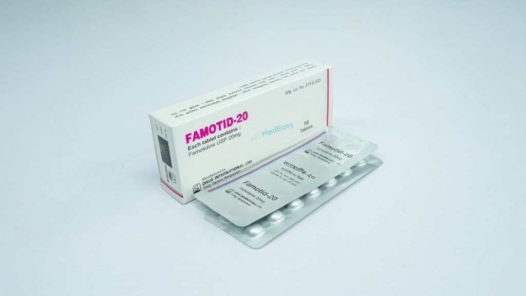 Famotid20 mg Tablet Famotidine