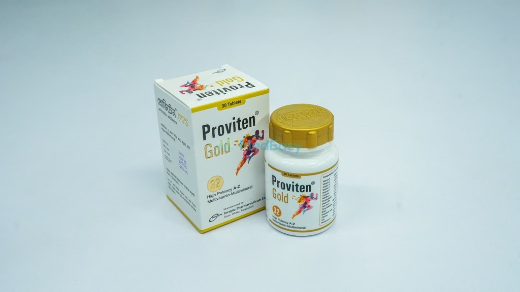 Proviten Gold Tablet Multivitamin + Multimineral A-Z gold preparation