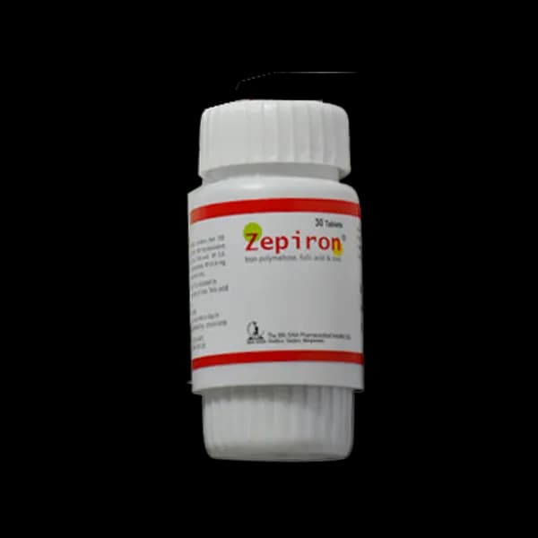 Zepiron Tablet Iron Polymaltose Complex + Folic Acid + Zinc Sulfate