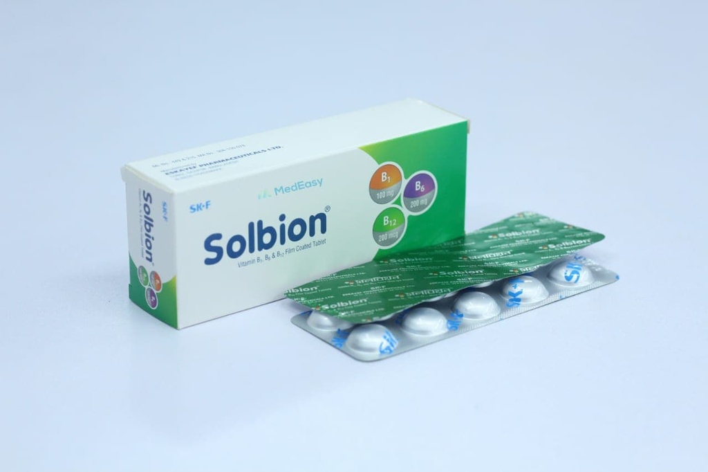 Solbion Tablet Vitamin B1 + B6 + B12