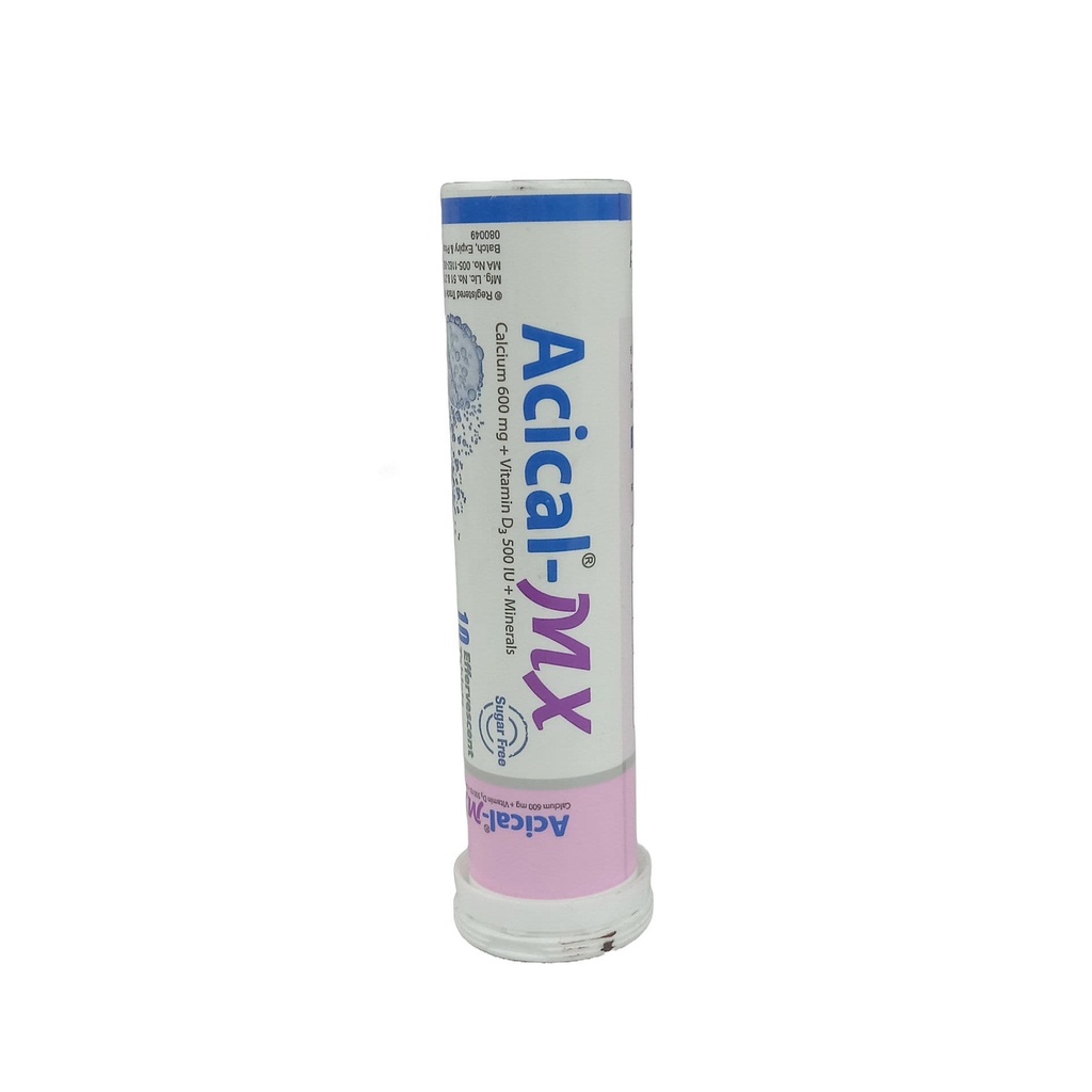 Acical-MX Tablet Calcium Carbonate + Vitamin D3 + Multimineral