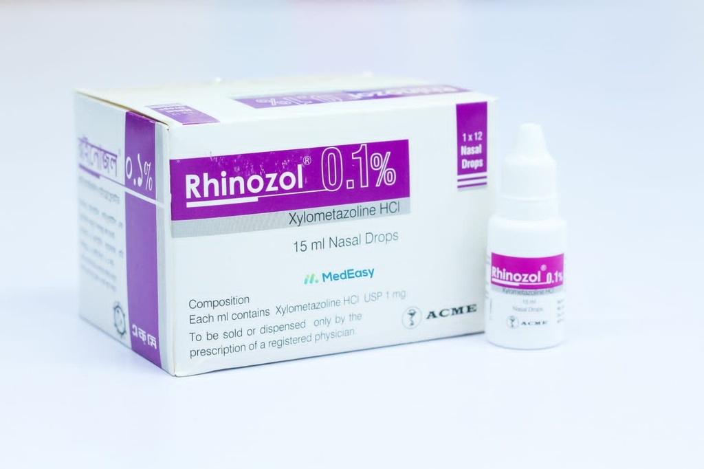 Rhinozol 0.1%15 ml Nasal Drop